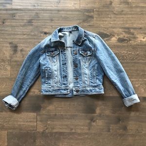 American Eagle Cropped Denim Jacket